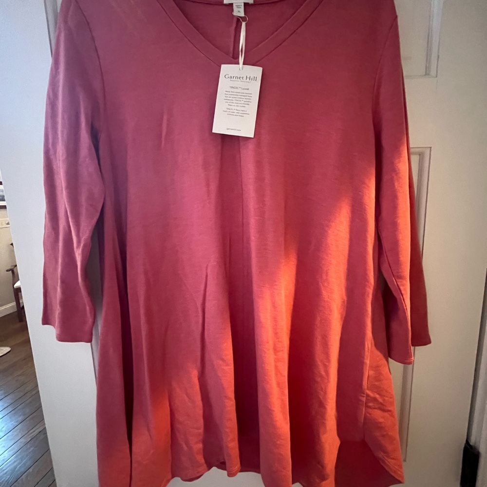 Garnet Hill Women's Rose Tunic